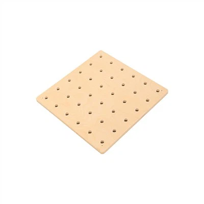 Wooden Nursery Toys Pegboard Shelf Wood