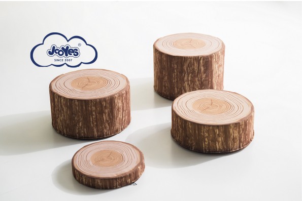 JOOYES Tree Stump Stool Set